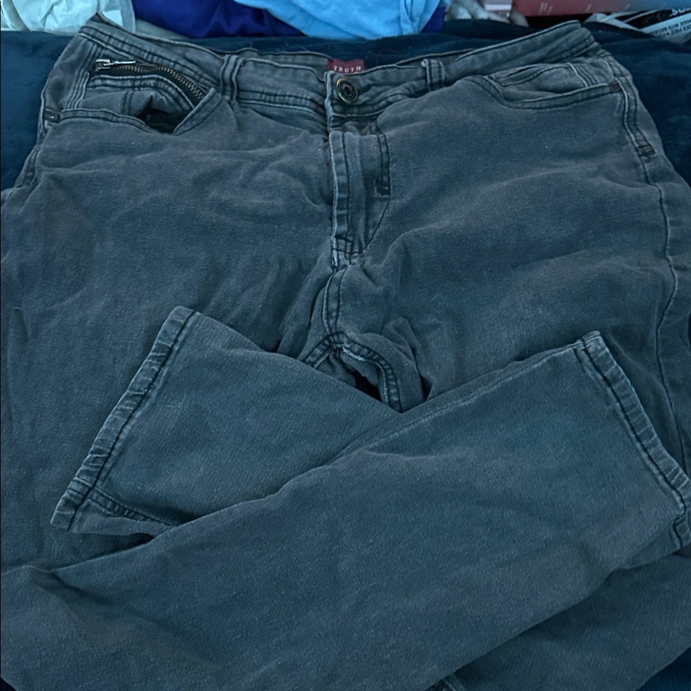 Men's Charcoal Chinos